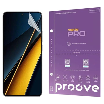 Защитная 3D гидрогелевая плёнка Proove PRO для POCO X3, матовая на экран