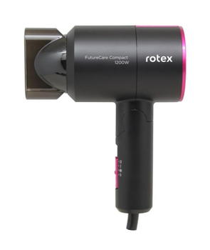 Фен Rotex FutureCare Compact RFF126-V 1200 Вт чорний