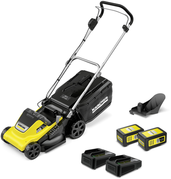 Газонокосилка аккумуляторная Karcher LMO 4-18 Dual Battery Set + Аккумулятор + Зарядное устройство (1.445-421.0)