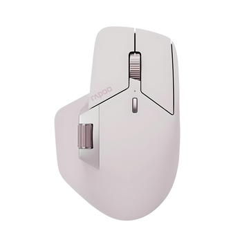 Миша Rapoo MT760 mini з комбінованим підключенням, з бічним коліском, безшумна, 4000 DPI, pink
