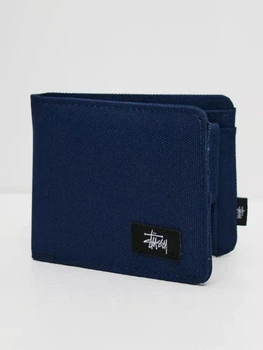 Кошелек stussy стусы синего цвета