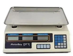 Весы торговые электронные со счетчиком цены на 50кг MasterBerg MT-218