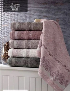Махровые полотенца Rosette 70х140см Pupilla