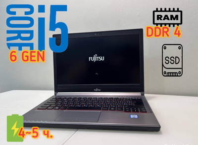 Ноутбук Fujitsu Lifebook E736 13.3'' Intel Core i5 6 Gen 16 GB RamDDR 4 ОЗУ 512 SSD б/у