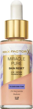 Основа тональная Max Factor Miracle Pure Skin Reset 2 in 1 Serum Foundation 10-30 Fair 30 мл (8000020766099)