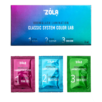 Набор для ламинирования в саше Color Lab 3 x 1ml Zola