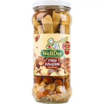 Гриби мариновані Кільцевик WellDar 530 г