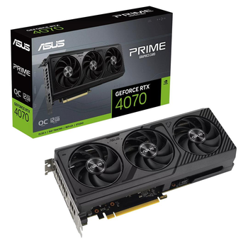 Видеокарта GF RTX 4070 12GB GDDR6X Prime OC Asus (PRIME-RTX4070-O12G)