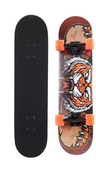 Скейтборд деревянный с ручкой "Tiger" 3108-1TX