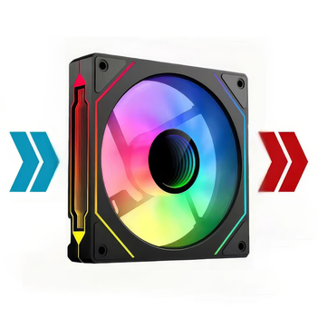 Корпусный вентилятор для ПК с ARGB подсветкой Prism Pro | 120мм 4pin (Реверсивный)