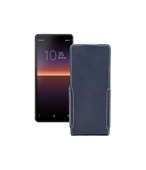 Чохол-флип з екошкіри для телефону Sony Xperia 10 II Чорний глянець