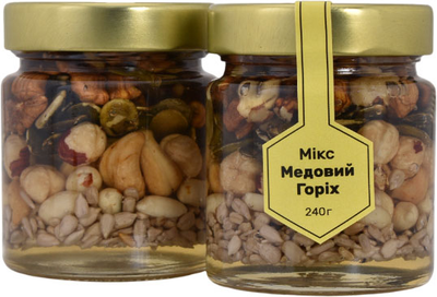 Медовый орех Медовая Элита Микс 240 г (0.24 кг) (4820259700324)
