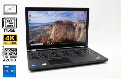 Мобильная рабочая станция Lenovo ThinkPad P15 Gen 2 i7-11850H 32RAM 1TbSSD RTX A2000 UHD 15,6” Б/У