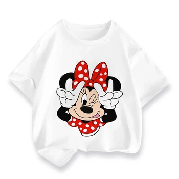 Детская футболка с рисунком Мини Маус Disney (120 см Белый) 5 лет