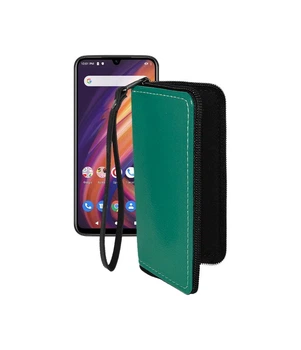 Чохол-гаманець з екошкіри для телефону Lenovo A6 Note Тм. Бірюзовий