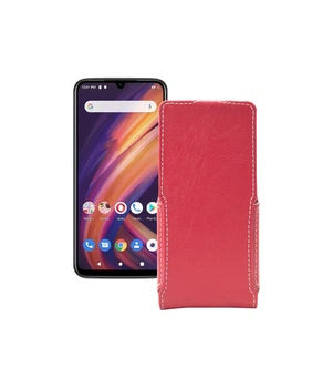 Чохол-флип з екошкіри для телефону Lenovo A6 Note Червоний