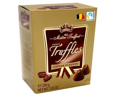 Цукерки трюфельні Maitre Truffout Fancy Truffles Coffee Flavour 200 г