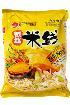 Локшина рисова Hezhong Chicken Flavour зі смаком курки та молюсків 105 г