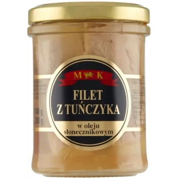 Филе тунца M&K Filet z Tunczyka в подсолнечном масле 200 г