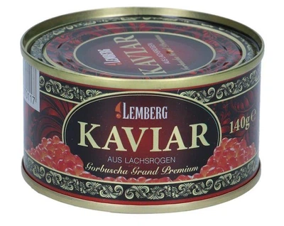 Икра красная лососевая горбуши Lemberg Grand Premium 140 г