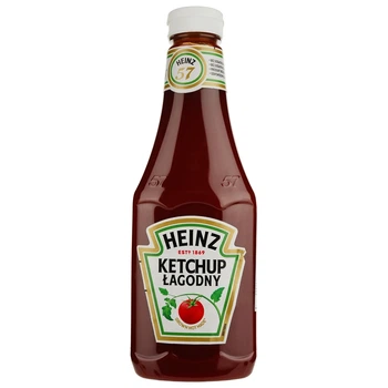 Кетчуп томатный Heinz lagodny мягкий 1000 мл
