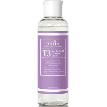 Тонер для обличчя із транексамовою кислотою COS DE BAHA Tranexamic 3% LMW HA Toner, 200 мл