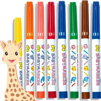 Набір для малювання Ses Creative My First Baby markers 8 шт (8710341144913)