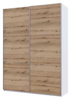 Шкаф-купе двухдверный Doros G-Caiser 180х60х240 см Белый/Дуб евок (DRS-011007)
