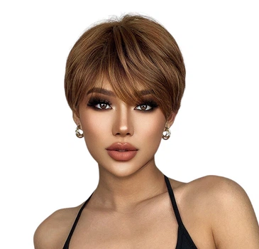 Парик короткий Medium Brown, термоволокно