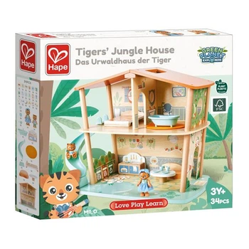 Игровой набор Hape Тигры в джунглях деревянный (E3412)