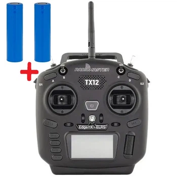 Пульт управления RadioMaster TX12 MKII для FPV дронов комплект с аккумуляторами 18650 2000 мАч Li-ion (TX12-MKII-ELRS М.2)