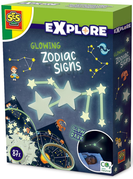 Zestaw naklejek Ses Creative Glowing zodiac signs (8710341251222)