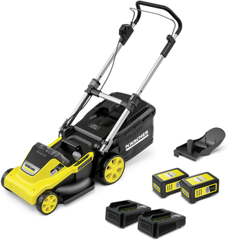 Газонокосилка аккумуляторная Karcher LMO 5-18 Dual Battery Set + Аккумулятор + Зарядное устройство (1.445-431.0)