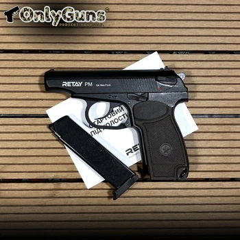 Стартовый пистолет Макарова Retay Arms PM, Сигнальный пистолет под холостой патрон 9мм