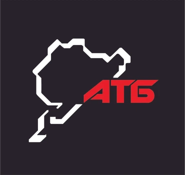 Стікер вологостійкий без фону, АТБ Nurburgring Нюрбургринг мем, 14х14см