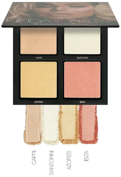 Paleta rozświetlaczy Huda Beauty 3D Pink Sands 31.5 g (6291106031072)