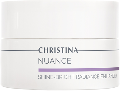 Оновлювальний нічний крем для обличчя Christina Nuance Shine Bright Radiance Enhancer Інтенсивне сяяння 50 мл (7290100368589)