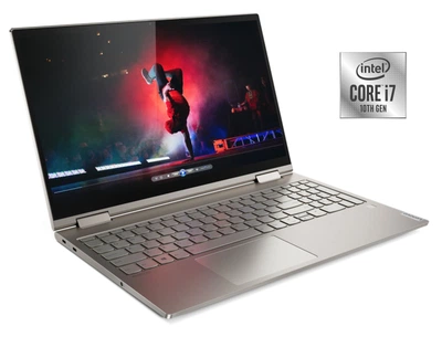 Ультрабук-трансформер Lenovo Yoga C740-15IML / 15.6" (1920x1080) IPS Touch / Intel Core i7-10510U (4 (8) ядра по 1.8 - 4.9 GHz) / 12 GB DDR4 / 512 GB SSD / Intel UHD Graphics / WebCam б/у