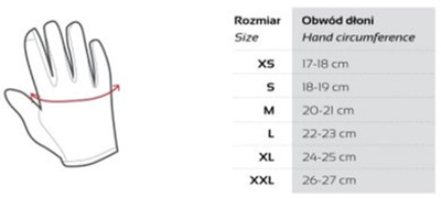 Rękawiczki rowerowe ACCENT Marathon M Black (610-80-45_ACC-M)