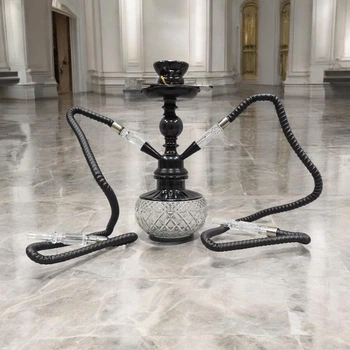 Кальян Hookah Jamil Ellipse Black высотой 30 см на 2 персоны