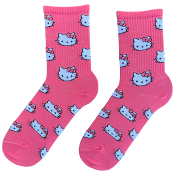 Шкарпетки Ponty Shop Hello Kitty розміри 41-45 Рожеві