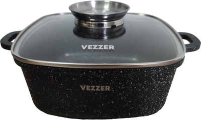 Каструля Vezzer з кришкою 24х10 см 4.5 л (VZ8009)