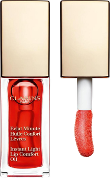 Олія для губ Clarins Instant Light зволожуюча 03 Red Berry 7 мл (3380810279498)