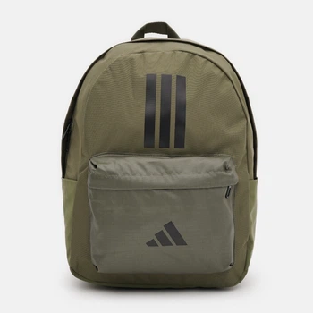 Рюкзак спортивний тканинний 27.5 л вміщує формат А4 Adidas Clsc Bars 3S IS7042 Olistr/Black (4067901878653)