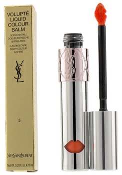 Balsam do ust Yves Saint Laurent Volupte Liquid Colour Nr 5 Watch Me Orange 6 ml (3614271799326)