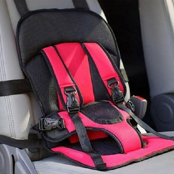 Детское автокресло бескаркасное Multi Function Car Cushion до 12 лет цвет красный