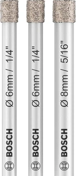 Набор алмазных сверл Bosch PRO Ceramic 3 шт (2607011626)