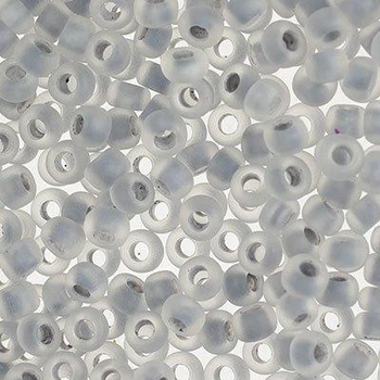 Бисер 38342 Чешский Preciosa 10/0, Матовый Окраска из Середины CTCM, Серый, Круглый, 50 г