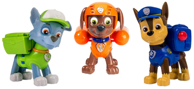 Zestaw figurek Spin Master Paw Patrol Rocky + Zuma + Chase (778988093962)