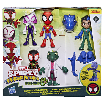 Zestaw figurek Hasbro Marvel Spidey i super-kumple Dino Webs 5 szt (5010996221704)